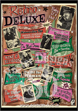 Retro Deluxe, Poster, Graphic Design, Sophie Lo